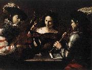 Mattia Preti Concert oil on canvas